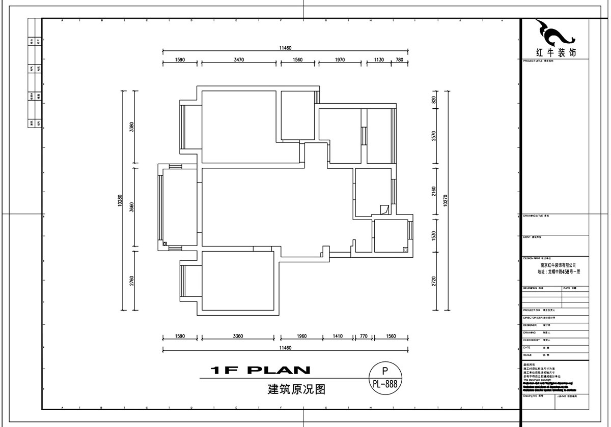 劉萍萍|中南山錦花城10-1-802-97㎡-簡(jiǎn)約風(fēng)格|3室2廳2衛(wèi)|老房裝修|定制家¥132780|全包14萬(wàn)|00_01建筑原況圖