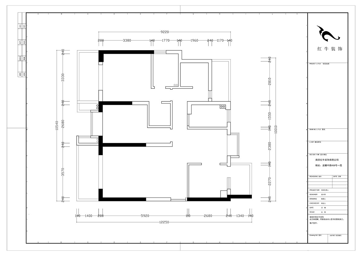 陸利民|燕江府5-104-125㎡-地中海風(fēng)格|3室2廳2衛(wèi)|定制家¥201000|全包20萬(wàn)|00_01原始結(jié)構(gòu)圖