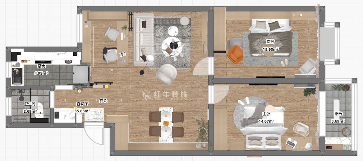 顧娟|愛達(dá)花園紫藤園6-18-401-96㎡-北歐風(fēng)格|3室2廳1衛(wèi)|舊房裝修|定制家¥121200|全包12