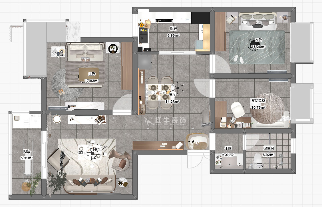 劉小勇|瑞鑫蘭庭3-706-112㎡-現(xiàn)代簡約風(fēng)格|3室2廳1衛(wèi)|老房裝修|定制家|全包15