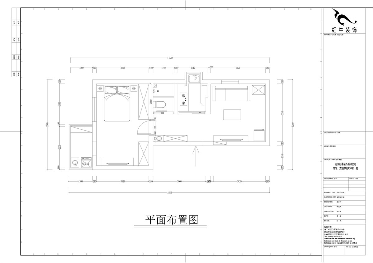 孟憲濤|大光路菜市口1號2-2-205-50㎡-簡約風格|1室1廳1衛(wèi)|老房裝修|定制家|全包9萬|00_02平面布置圖