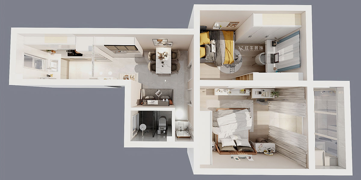 顧娟|清涼山莊50號6-501-60㎡-現(xiàn)代風(fēng)格|2室2廳1衛(wèi)|舊房裝修|定制家|全包11