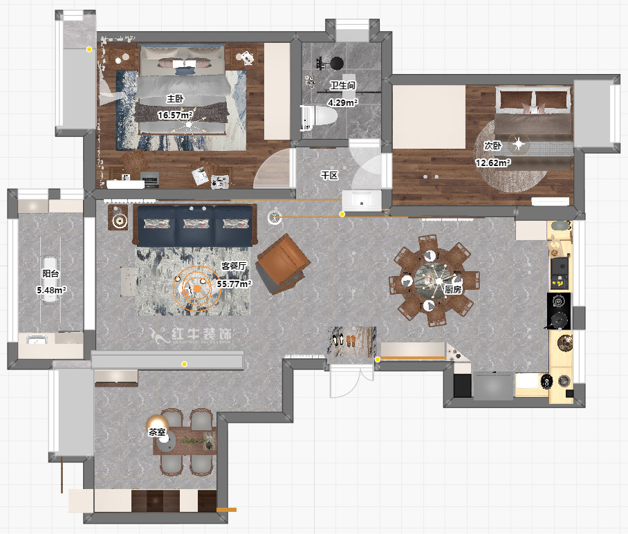 劉萍萍|大發(fā)燕瀾灣1-1108-115㎡-新中式風(fēng)格|3室2廳1衛(wèi)|老房裝修|定制家|全包14