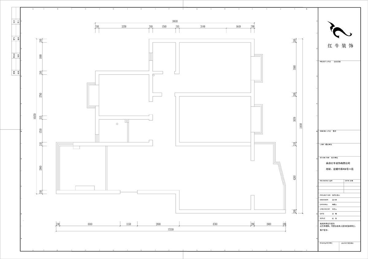 陸利民|楓丹白露城市花園32-301-126㎡-現(xiàn)代簡(jiǎn)約風(fēng)格|3室2廳2衛(wèi)|舊房裝修|半包9萬(wàn)|00_01原始結(jié)構(gòu)圖