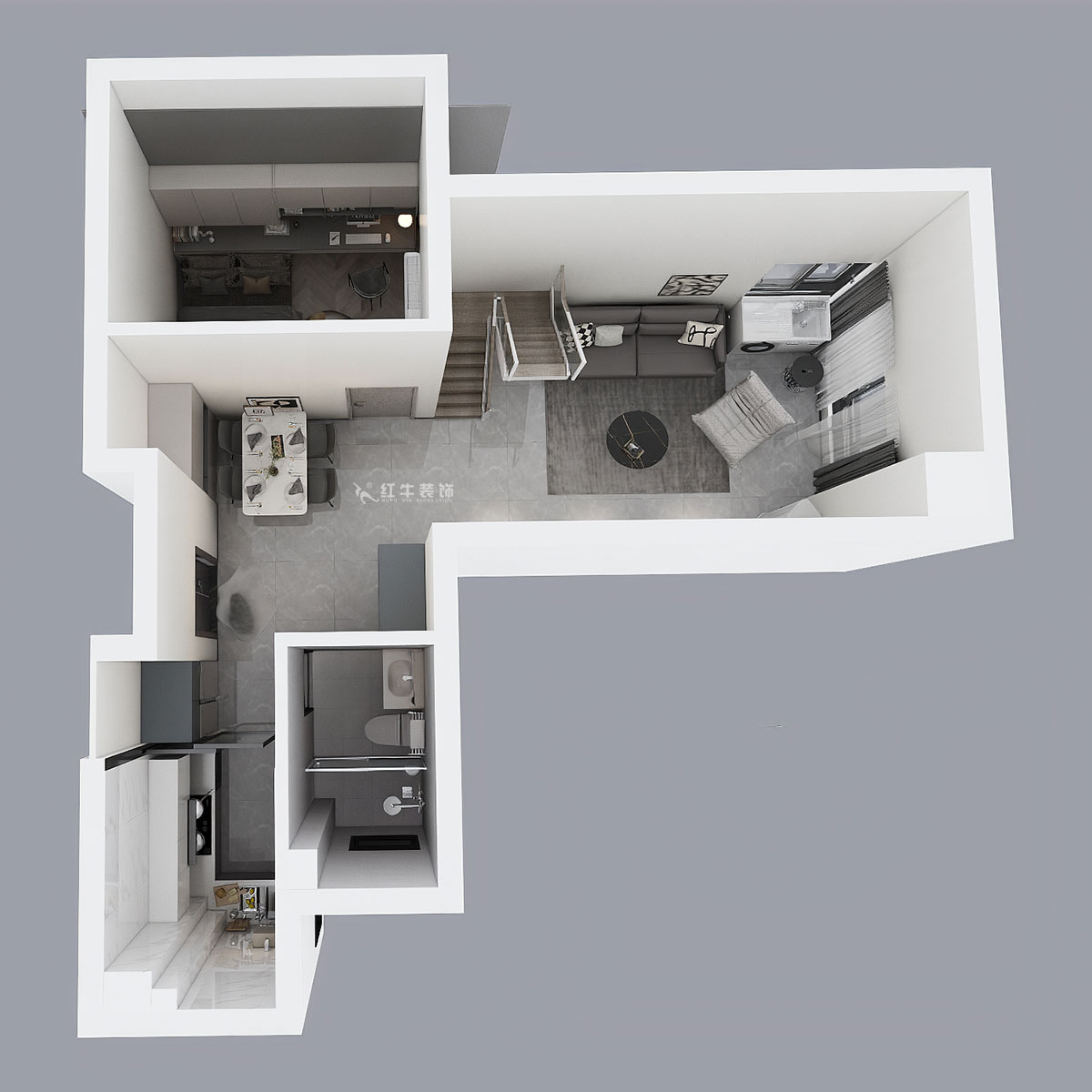 蔣?。腙枙r(shí)光里7-2-506-75㎡-現(xiàn)代簡(jiǎn)約風(fēng)格｜2室2廳1衛(wèi)｜新房裝修｜定制家｜全包11萬｜00_06鳥瞰圖