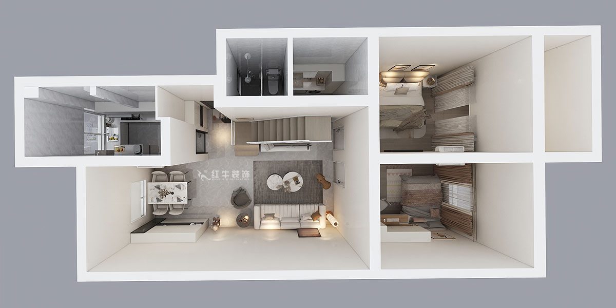 賈庭|都市山莊5-702-122㎡-現(xiàn)代風(fēng)格|3室2廳1廚1衛(wèi)|老房裝修|定制家|全包11