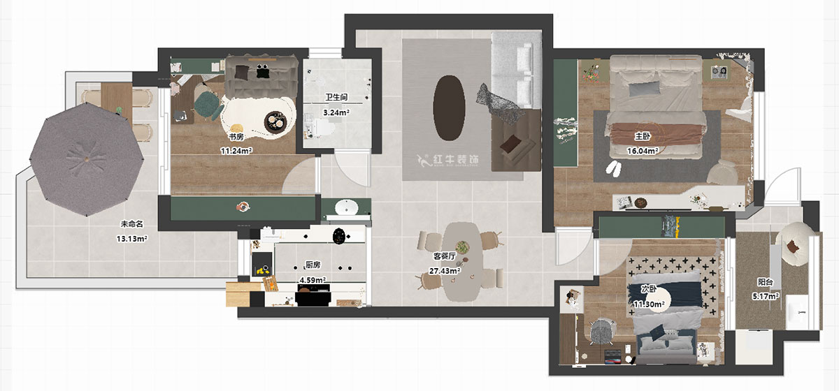 劉萍萍|楓情水岸12-1-101-104㎡-簡約風格|3室2廳1衛(wèi)|老房裝修|定制家|全包13