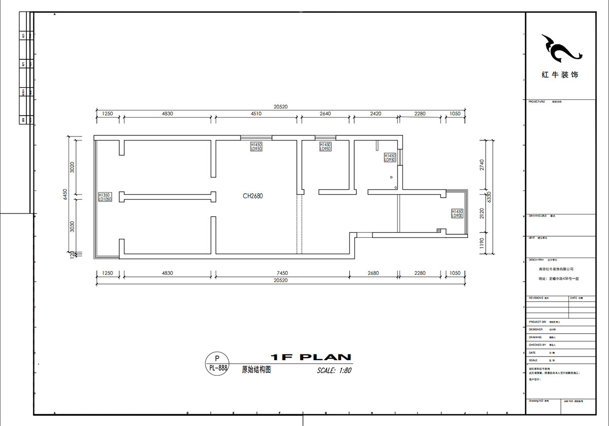 劉小勇|桃葉渡13-402-125㎡-現(xiàn)代簡(jiǎn)約風(fēng)格|3室2廳2衛(wèi)|老房裝修|定制家|全包15萬(wàn)|00_01原始結(jié)構(gòu)圖