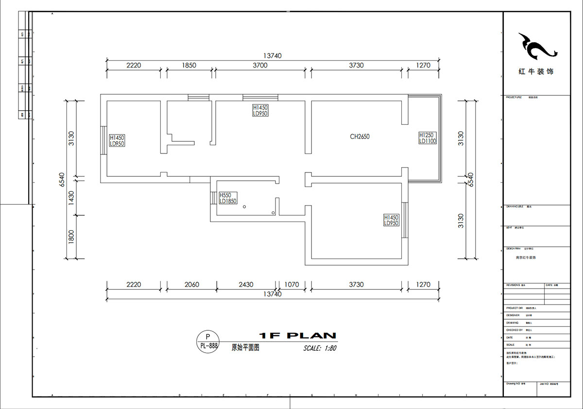 劉小勇|寧工新寓二村115號501-75㎡-現(xiàn)代簡約風(fēng)格|3室1廳1衛(wèi)|老房裝修|定制家|全包10萬|00_01原始結(jié)構(gòu)圖