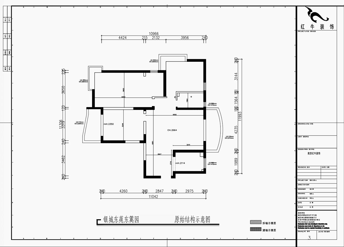 魏利利|銀城東苑東籬園2幢103室-135㎡-簡約風(fēng)格|4室2廳2衛(wèi)|毛坯裝修|定制家|全包24萬|00_01原始結(jié)構(gòu)圖