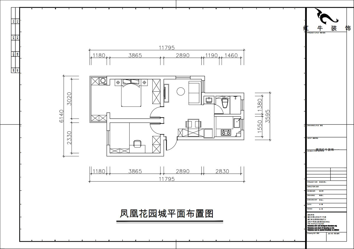 朱彥|鳳凰花園城金陵園2幢10號502室-64㎡-現(xiàn)代簡約風(fēng)格|2室1廳1衛(wèi)|老房改造|定制家|全包10萬|00_02平面布置圖